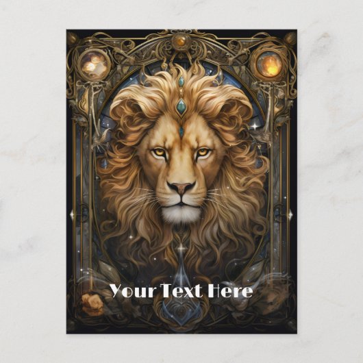 Lion Briefkaart (Voorkant)