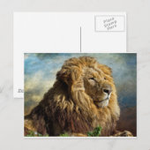 Lion Briefkaart (Voorkant / Achterkant)