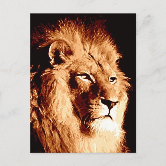 Lion Briefkaart (Voorkant)