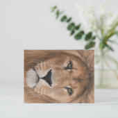 Lion Briefkaart (Staand voorkant)