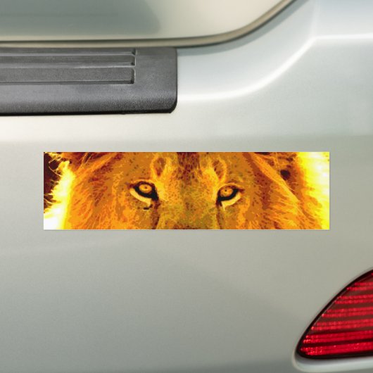Lion Bumpersticker (Op auto)