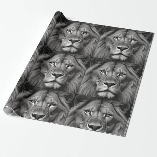 Lion Cadeaupapier (Uitgerold)