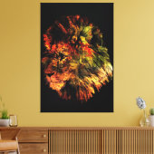 Lion Canvas Afdruk (Insitu (Woonkamer))