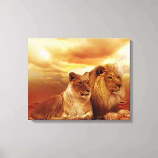 Lion Canvas Afdruk (Voorkant)