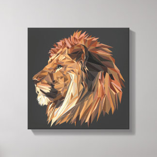LION CANVAS AFDRUK