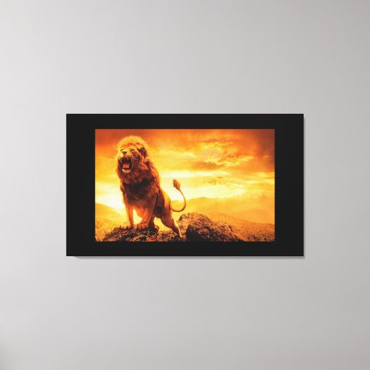 Lion Canvas Afdruk (Voorkant)