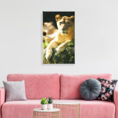 Lion Canvas Afdruk (Insitu (Woonkamer))