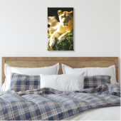 Lion Canvas Afdruk (Insitu (Slaapkamer))