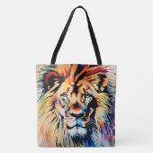 Lion Canvas tas - Afrikaans Safari geïnspireerd on (Voorkant)