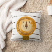 Lion Cartoon Enfants Bébé Coussin (Couverture)