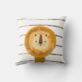 Lion Cartoon Enfants Bébé Coussin (Verso)