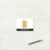 Lion cartoon post-it® notes (Op bureau)