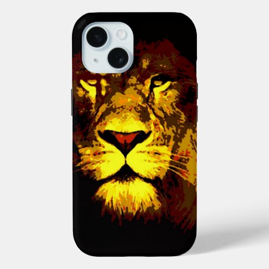 Lion Case-Mate iPhone Case (Achterkant)
