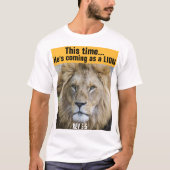 LION CHRÉTIEN DE JUDAH JÉSUS T-SHIRTS MESSIANIQUES (Devant)
