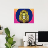 Lion Circle Poster (Thuiskantoor)