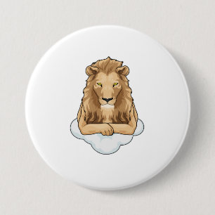 Lion Clouds Ronde Button 7,6 Cm