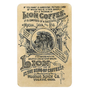 Lion Coffee Magnet Magneet