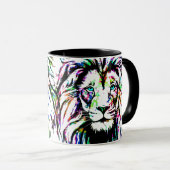 Lion Coffee Mok - Lion Head Coffee Cup (Voorkant rechts)