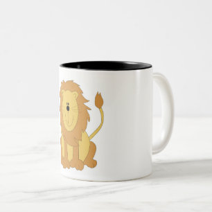 Lion Coffee-Mok Tweekleurige Koffiemok