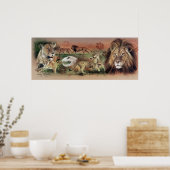 Lion Collectie Poster (Keuken)
