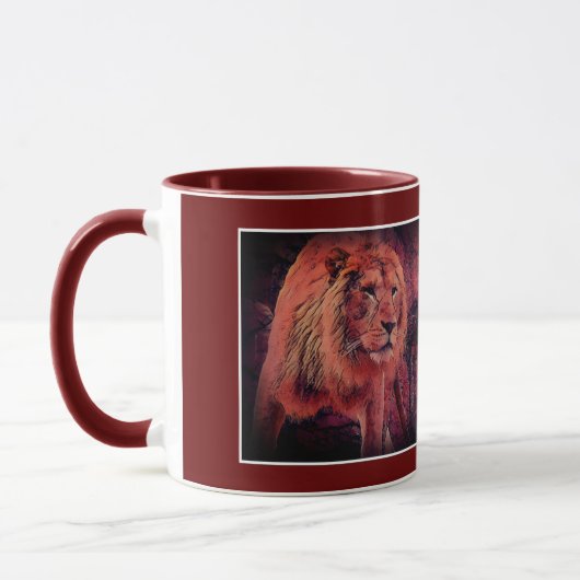 Lion [Combo Mug] Mok (Links)