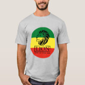 Lion conquérant de Judah - Jah Rastafari - T-shirt (Devant)