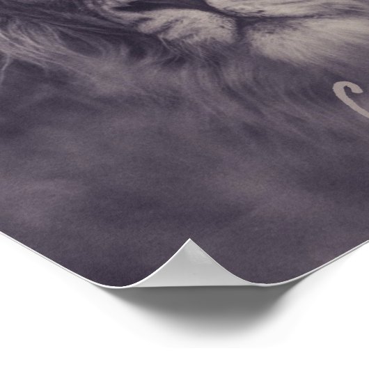 Lion Courage King of the Oerwoud Poster (Hoek)