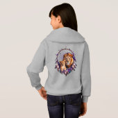 Lion Cub Dream Catcher Kids Pullover Hoodie (Dos entier)