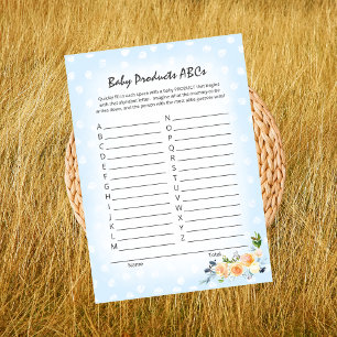 Lion Cub Floral Blue Baby Product ABCs Douchegame Programma