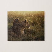 Lion & Cub Game Puzzle Legpuzzel (Horizontaal)