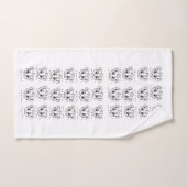 Lion Cub Head Outline Serviette de bain ensemble" (Serviette à main)