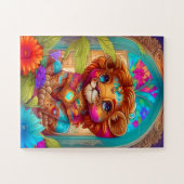 Lion Cub Legpuzzel (Horizontaal)