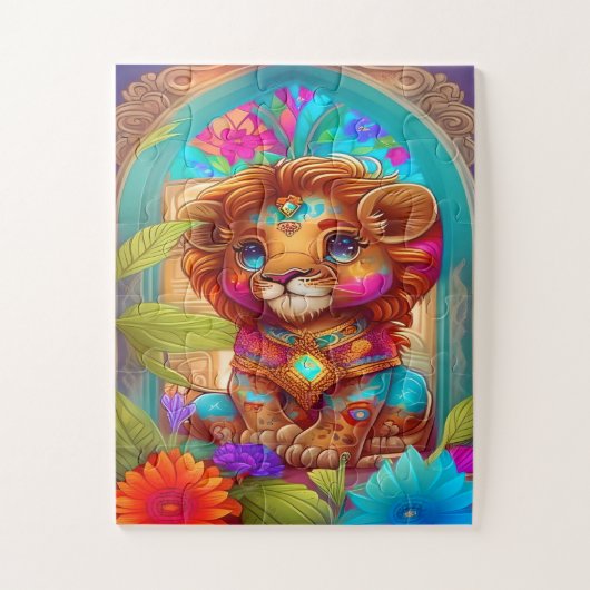 Lion Cub Legpuzzel (Verticaal)