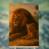 Lion & Cub — Lien de Coucher de Soleil | Orrin Stu (Neutre)
