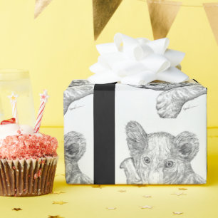 Lion Cub Pen en Inkt Cadeaupapier