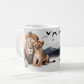 Lion Cub Photorealistic Classic Mug - Daddy (Devant gauche)