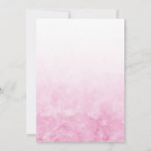 lion cub rose floral fille baby shower invitation (Dos)