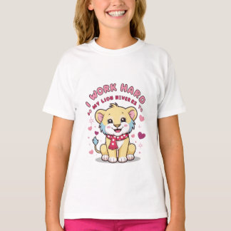 Lion Cub souriant - Joli T-shirt Lion Bébé