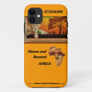 Lion Cub & Tribe onder Boom- en Afrikaanse collage iPhone 11 Hoesje