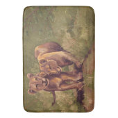 Lion Cubs Art Badmat (Voorkant Verticaal)
