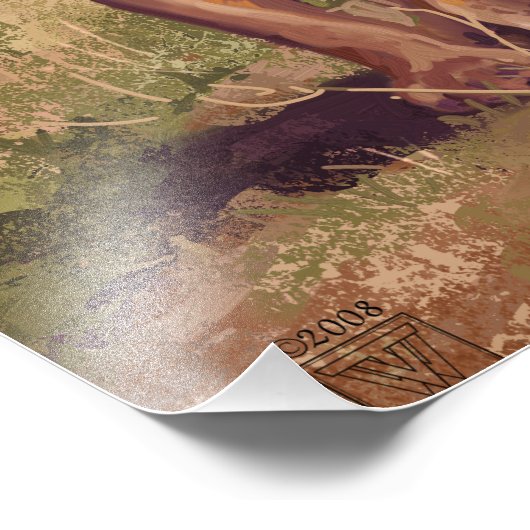 Lion Cubs Foto Afdruk (Hoek)