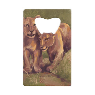 Lion Cubs Kredietkaart Flessenopener