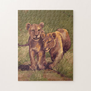 Lion Cubs Legpuzzel