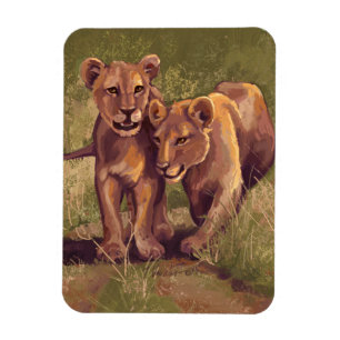 Lion Cubs Magneet