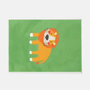 Lion Cute Lion Painting Deurmat