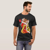 Lion Dance Year Of The Snake Chinese New Year Zodi T-shirt (Voorkant volledig)