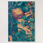 Lion dans The Forest, William Morris Jigsaw Puzzle (Vertical)