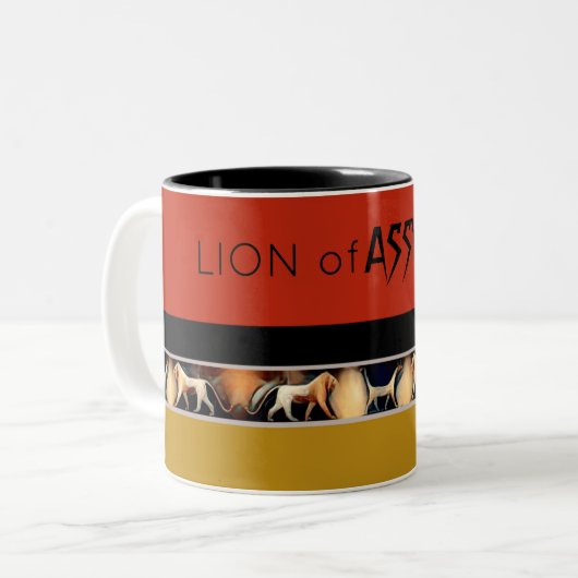 Lion d'Assyrie Mug (Devant gauche)