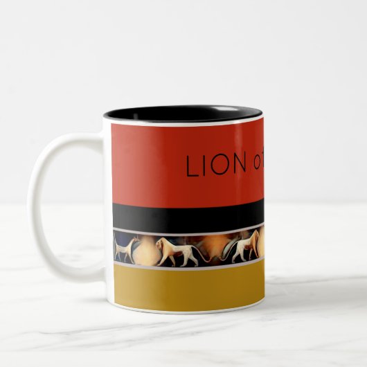 Lion d'Assyrie Mug (Gauche)