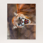 Lion de Cougar Mountain. Jigsaw Puzzle (Vertical)
